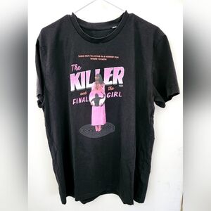 Black Pink The Killer & The Final Girl Movie Cover T-SHIRT Tee Shirt Top Sz XL
